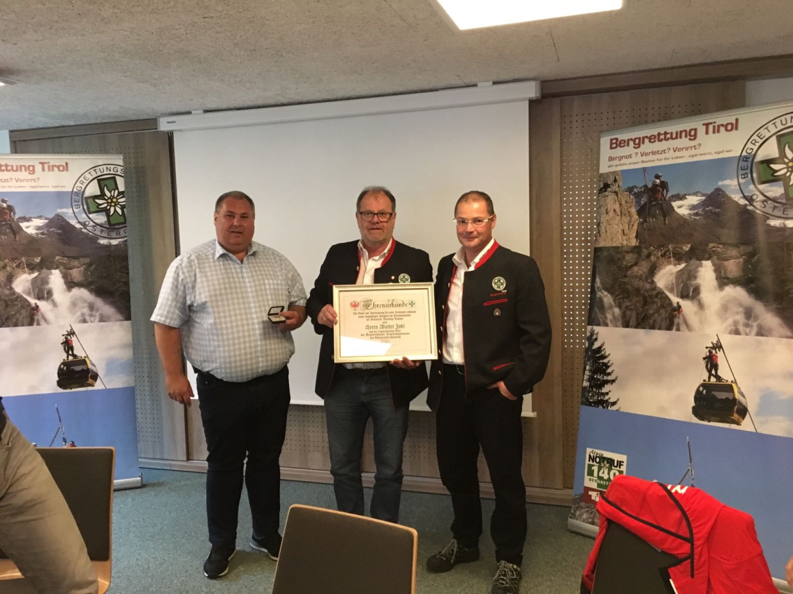 v.l.: BM Dietmar Berktold, Walter Zobl und Markus Wolf.