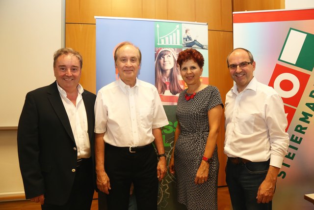 Teamwork: Vinzenz Harrer, Peter Thaller, Barbara Hauswiesner und Andreas Schlemmer (v.l.).