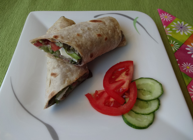 Selbstgemachte Wraps