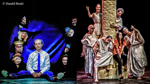 Ensemble von »Gott« und »Tod« in Kottingbrunn | Foto: Harald Brutti