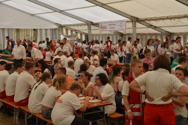 Die Zeltstadt an der Siebererschule war der Dreh- und Angelpunkt des dreitägigen Bewerbswochenendes.