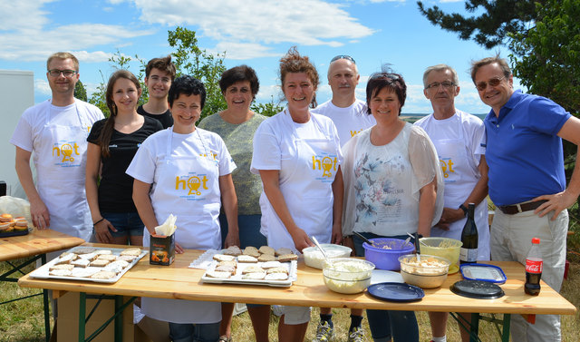 Das fleißige Team der ÖVP kümmerte sich um die Bewirtung der Besucher