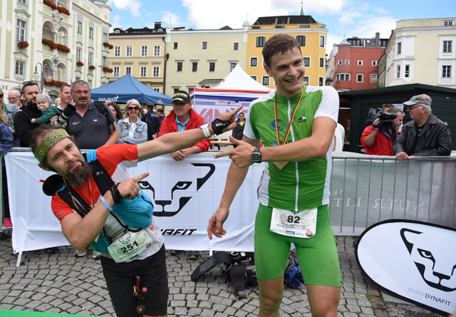 Sieger der Gesamtstrecke 2017: Gerald Fister (links) und Franz-Josef Schögl (rechts)
