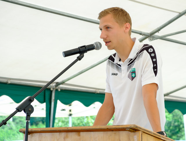 Nachwuchsleiter Kevin Baumgartner