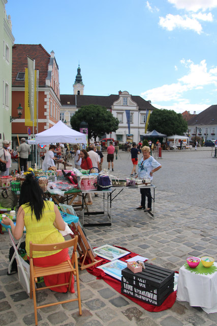 Blick auf den Kornplatz.