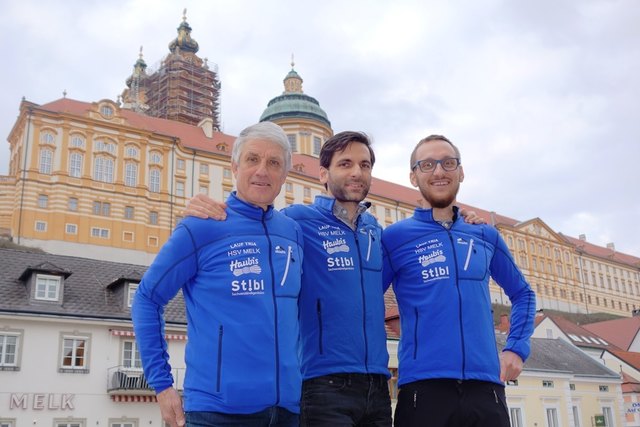 Sektionsleiter Herbert Sandwieser (M.) mit seinen Stellvertretern Hans Plasch und Stefan Schweiger. | Foto: privat