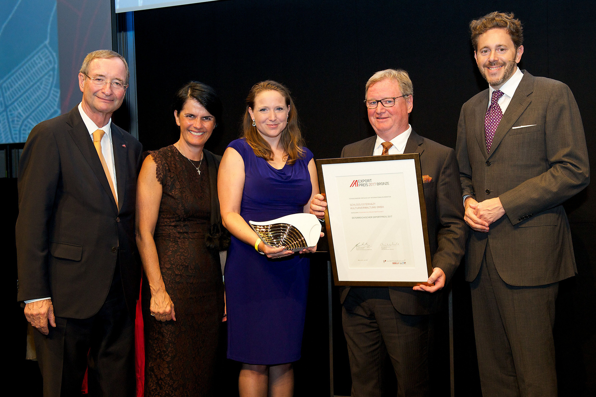 Esterhàzy erhielt den österreichischen Exportpreis Eisenstadt