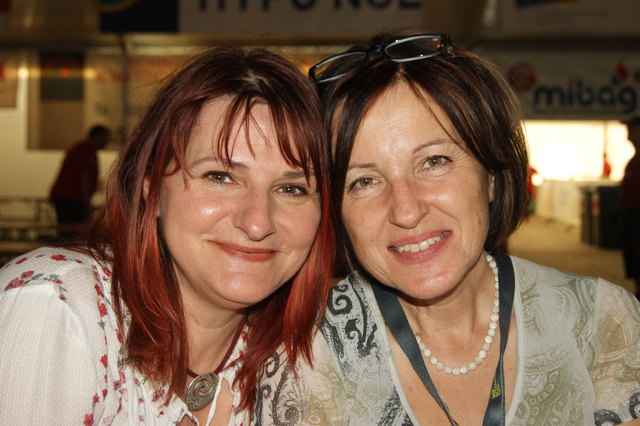 Ihre größte Leistung war, dass sie auf die Welt gekommen sind: Maria Sandler und Eveline Frei. | Foto: Huber