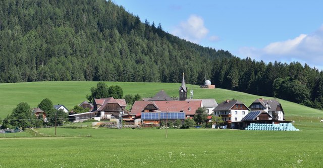 Zeutschach eine kleine Gemeinde die in all den Jahren sich nicht wesentlich verändert hat! Gottseidank!!!!