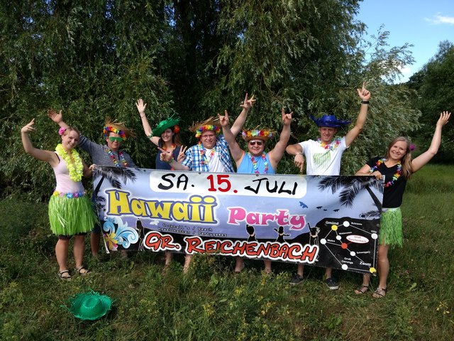 Vorfreude auf die Hawaii-Party 2017!