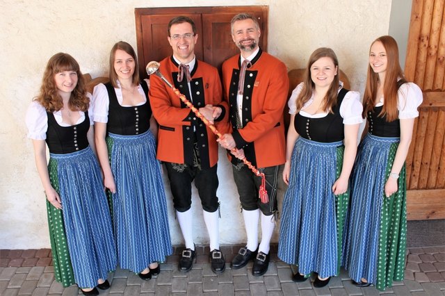 Der MV Wendling mit neuem Stabführer Benjamin Strasser zeigte gute Leistung beim heurigen Bezirksmusikfest in Pötting.