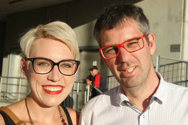 Hatten viel Spaß: Birgit Siebert und Christoph Gruber. | Foto: Huber