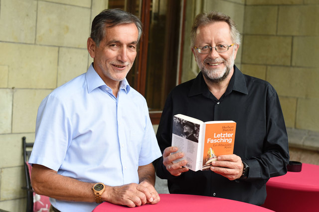 Herbert Brindl mit herbert Dutzler. | Foto: Wolfgang Spitzbart