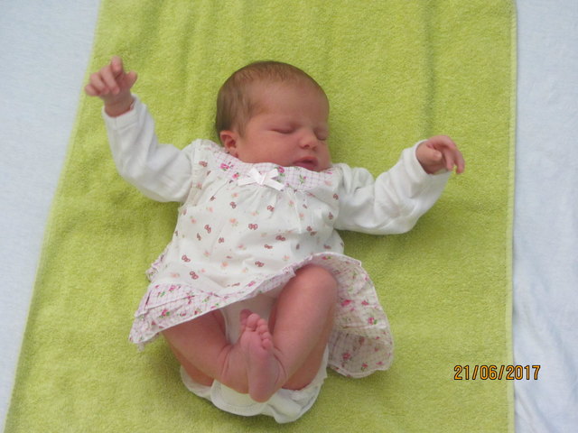 HELENA BODINGBAUER Geboren: 19.06.2017 um 10:32 Uhr; Größe: 48 cm; Gewicht: 3.610 g; Wohnort: 3462 Bierbaum