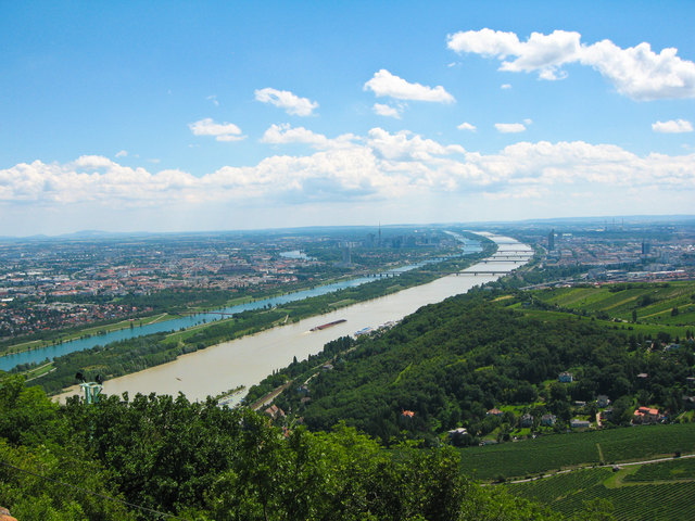 Blick vom Kahlenberg: Hier würde die Seilbahn heraufkommen. | Foto: Anna Dobnik