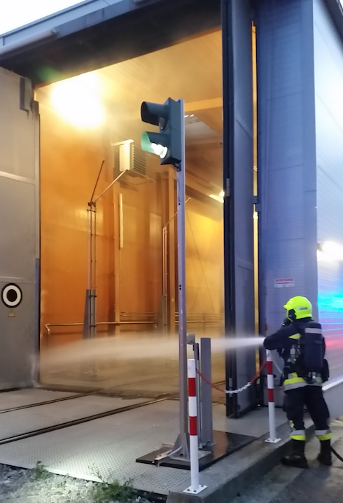Die Hauptfeuerwache löschte den ungewöhnlichen Brandherd