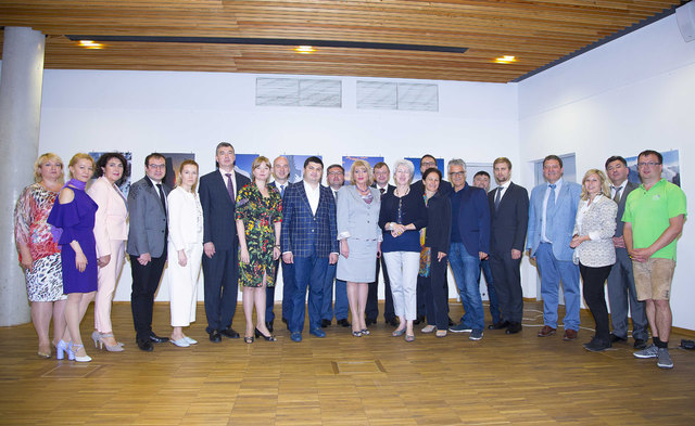 Die österreichisch-russische Arbeitsgruppe in Mittersill.