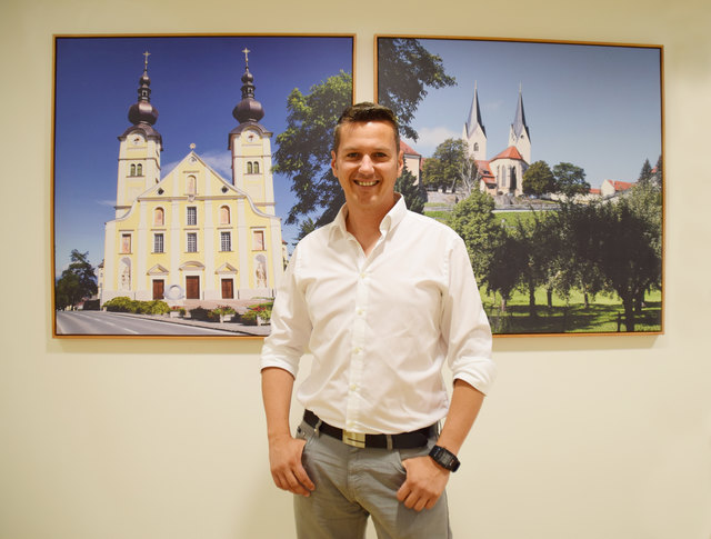 Werbetrommel für mehr Hauptwohnsitze: St. Andräs Finanzreferent Vizebürgermeister Daniel Fellner stellt die neu adaptierte Studentenförderung vor | Foto: Mörth