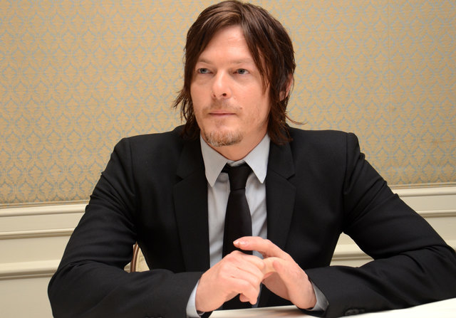 Norman Reedus und seine Kollegen von The Walking Dead lassen sich bei der Comic Con blicken.