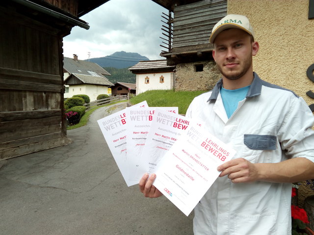 Goldlehrling Martin Brandstätter