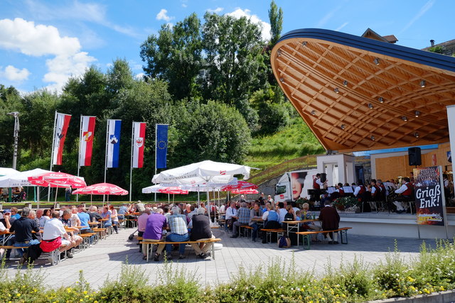 Die Musikkapelle und die Freiwillige Feuerwehr Arzl i. P. laden zum traditionellen Kirchtagsfest ein. | Foto: Lorena Stoll