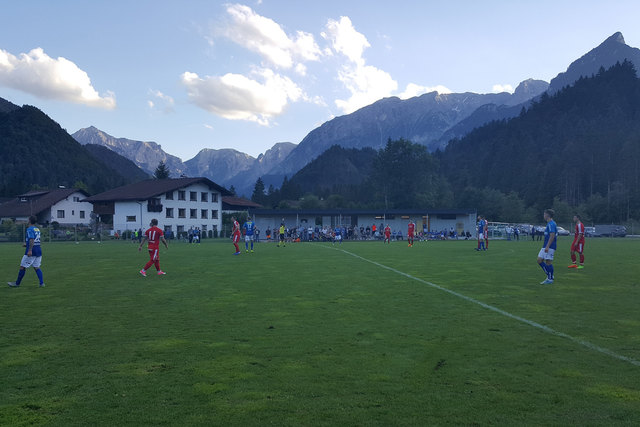 Testspiel gegen Blau Weiß Linz in Hinterstoder!