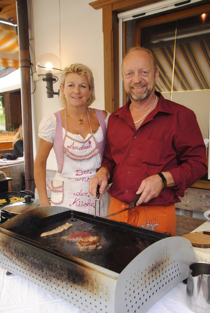 Die Wirtsleute Andrea und Jochen Berger verwöhnten die Brunchgäste kulinarisch.