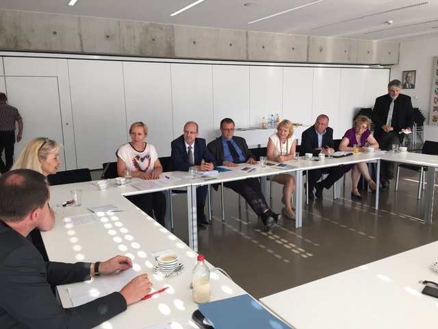 Das Treffen fand in der Bezirkshauptmannschaft Rohrbach statt.