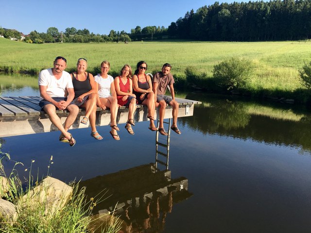 Das Kernteam des Vereins Michö: Dieter Fuchs, Wilma Kniewasser, Barbara Fischer, Nicola Pröll, Manuela Eckerstorfer und Peter Eckerstorfer, v. l.