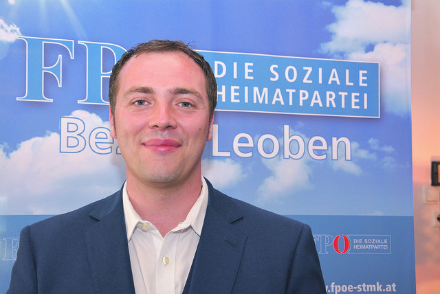 Daniel Geiger (FPÖ), 2. Vizebürgermeister der Stadt Leoben.