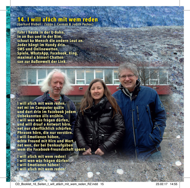 „I will afåch mit wem reden“