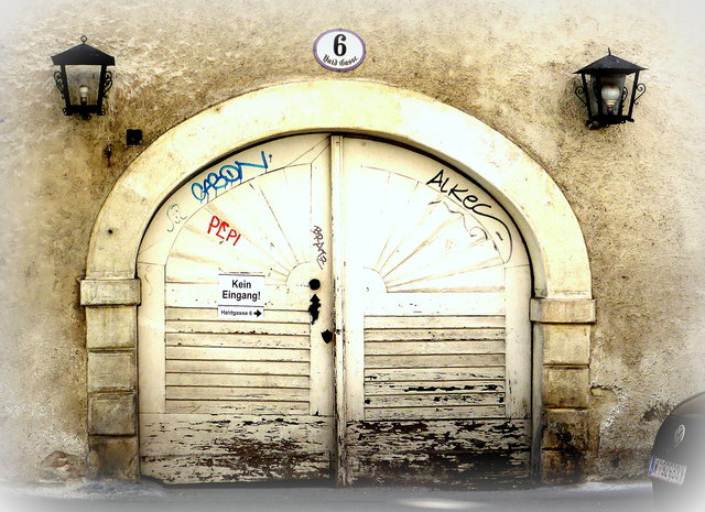 Bogeneinfahrt Haidgasse