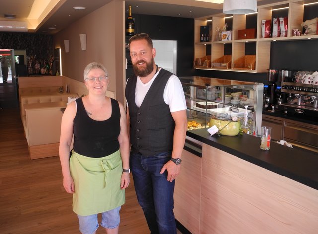 V. l.: Elisabeth Krenn und Hannes Beisteiner.