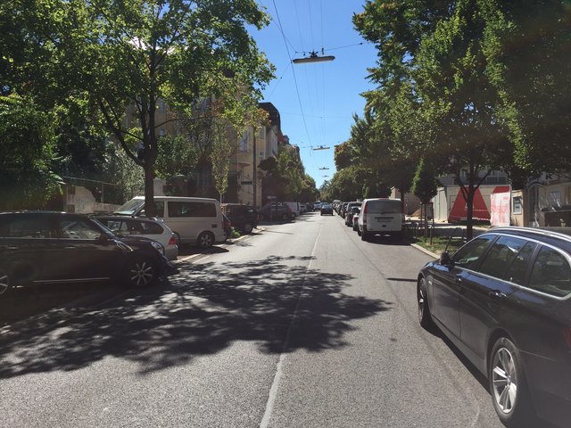 Die Peter-Jordan-Straße wird schon bald um einen Radstreifen reicher sein.