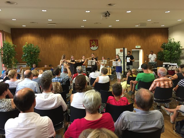 Zahlreiche Besucher waren mit dabei beim gestrigen Abschlusskonzert, das für Gänsehaut Momente gesorgt hat