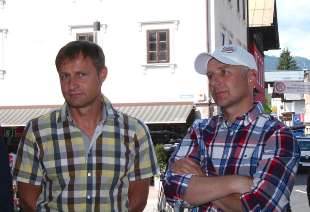 Günter Eberharter (Beamter beim Verkehrsreferat des Landes) und Vize-Bgm. Gerald Rauch. | Foto: Christ Nothdurfter