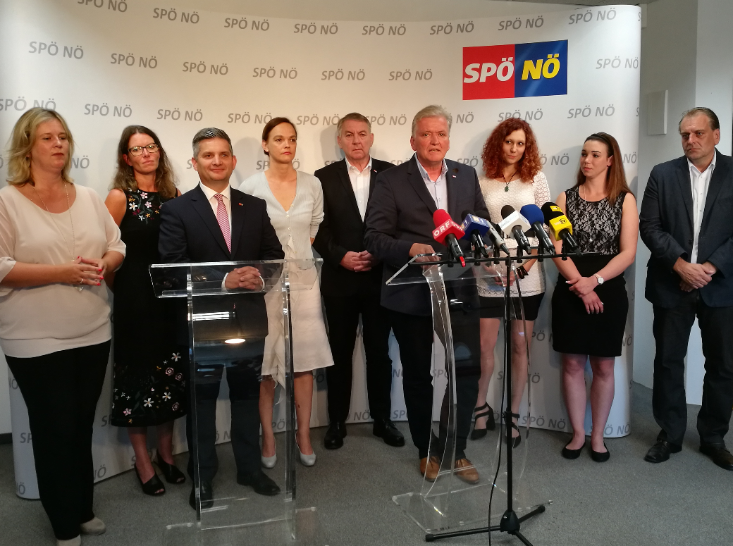 "Es lohnt sich, für Österreich zu kämpfen" – Landesparteivorsitzender Franz Schnabl präsentierte im Rahmen einer Pressekonferenz den Wahlvorschlag der SPÖ Niederösterreich für die Nationalratswahl am 15. Oktober 2017