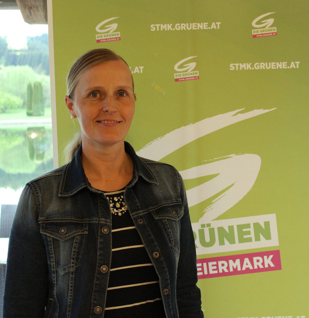 Maria Huber geht bei der Nationalratswahl für die Grünen als Listenführerin im Wahlkreis Weststeiermark ins Rennen.