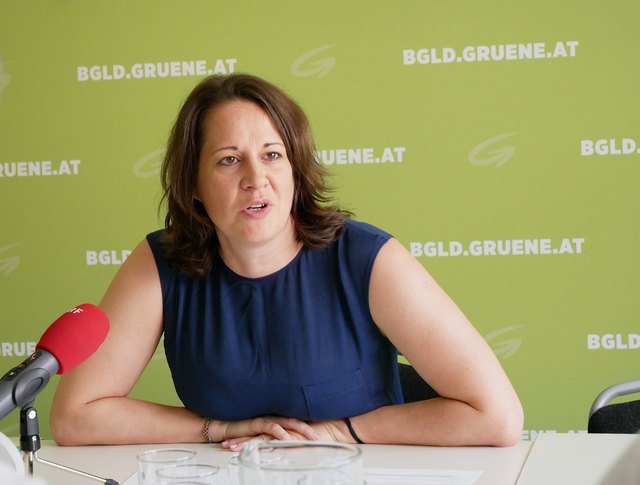 NR-Abg. Christiane Brunner (Grüne): "Strem ist ein positives Beispiel der Biogasnutzung."