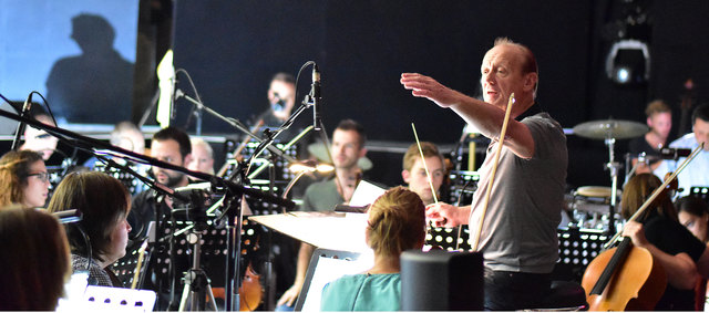 Walter Rescheneder mit seinem Orchester