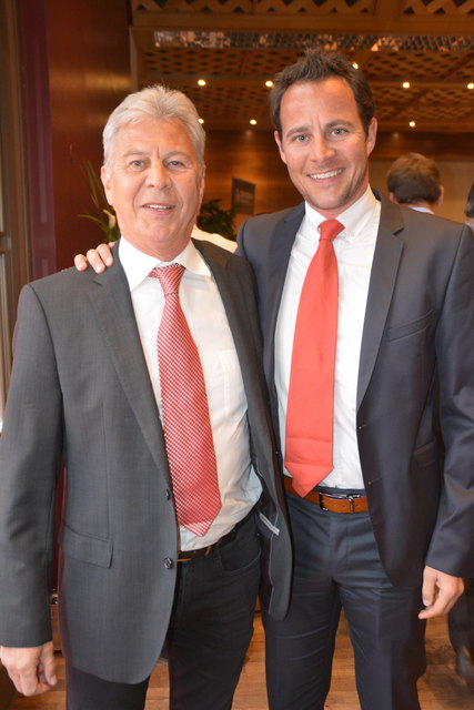 Der Krottendorfer Wolfgang Luisser (re., mit Vater Manfred Luisser) nahm eine neue Herausforderung an.