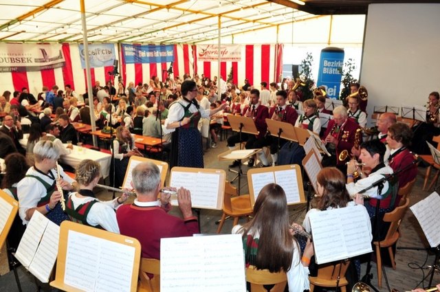 Die Kurzkonzerte der Musikkapellen sind fixer Bestandteil des Programms.