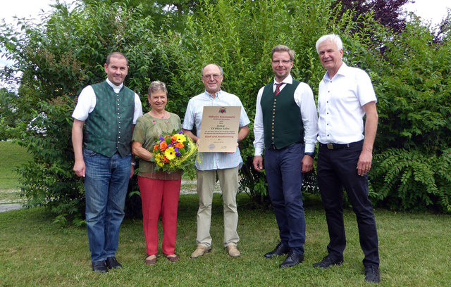Josef Windisch, Thomas Wielitsch und Gerhard Wolf sprachen Klara und Viktor Sailer Dank und Anerkennung aus. | Foto: KK