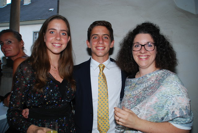 Gina und Sebastian Marsoner mit Stefanie Aniwanter