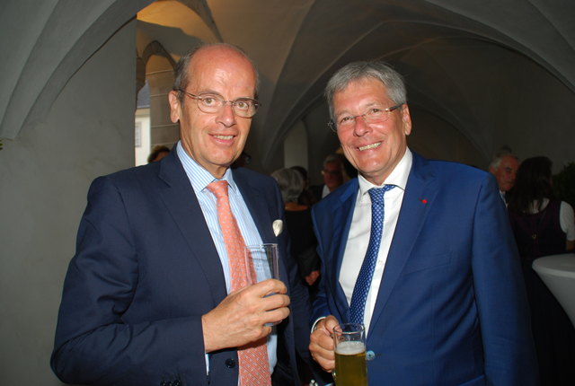 Wolfgang Leitner im Gespäch mit Landeshauptmann Peter Kaiser