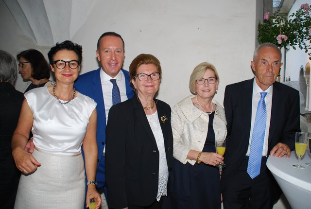 Astrid und Franz-Josef Schmidt mit Margarethe Schmidt sowie Brigitta Egarter und Albert Koller