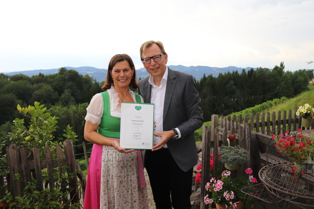 Annemarie Hack und LAbg. Christian Buchmann. | Foto: Hack