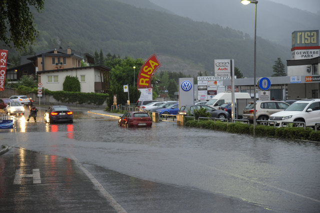 Telfs Unwetter | Foto: zeitungsfoto.at