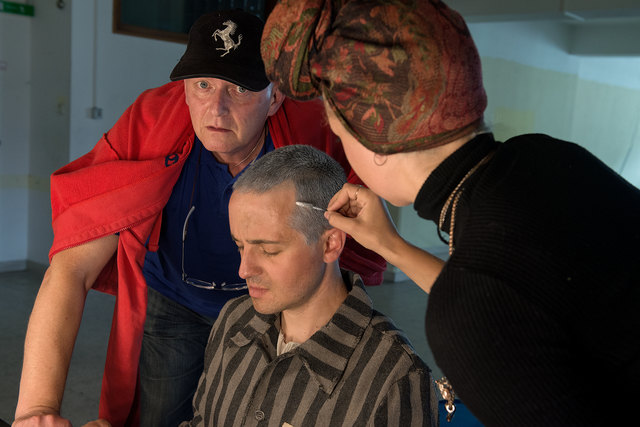 Hinter den Kulissen: Hermann Weiskopf, Lucas Zolgar und Aline Krabacher | Foto: AVG-Filmproduktion