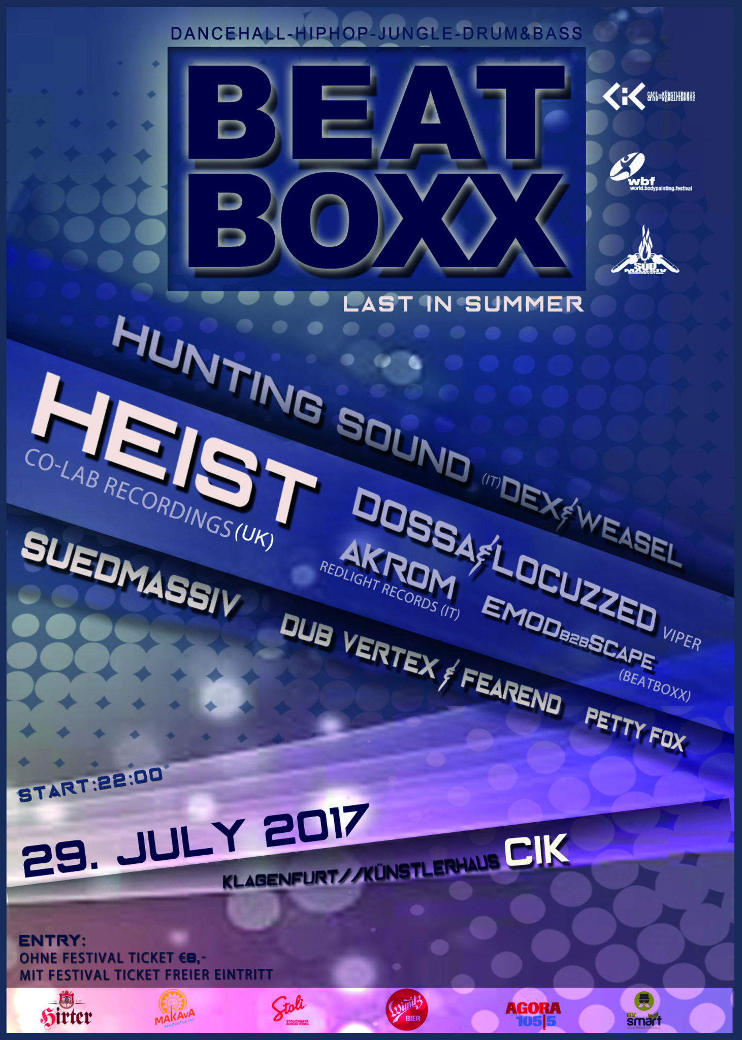 BeatBoxx meets World Bodypainting Festival @ CiK Künstlerhaus - Klagenfurt